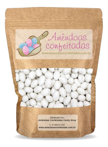 Amêndoas Confeitadas Branca Premium 500g