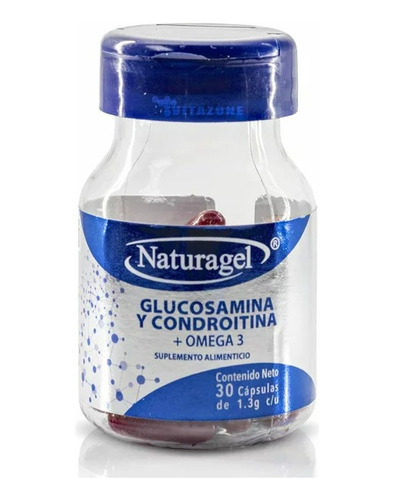 Naturagel Glucosamina Condroitina Omega 3 30 Capsulas Sfn