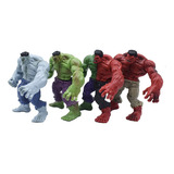 4pcs The Avengers Hulk Figura Modelo Juguete Niños Regalo