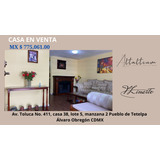 Casa En Venta En Av Toluca Alvaro Obregon Cdmx I Vl11-di-020