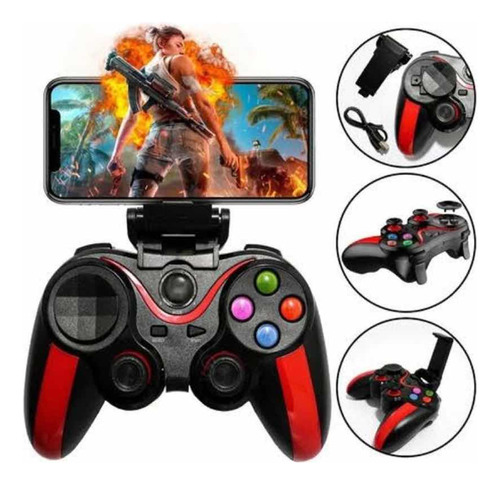 Controle Gamepad Bluetooth Celular Android E Ios Para Jogos