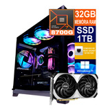 Pc Gamer Cpu Ryzen 7 8700g, 1tb, 32gb Ddr5, Rtx 4070 12gb