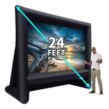 Pantalla De Proyector Inflable 24 Pies Noches De Cine