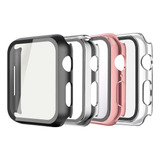 A Funda Y Cristal Templado For Apple Watch Se 6 5 4 3 2 1, A