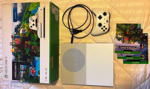 Microsoft Xbox One S, 1tb, Minecraft Bundle, Controle Wireless