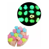 Mochi Squishy Luminoso X 10 Unidades Juguete Mini Antiestres