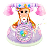 Brinquedo Musical Infantil Telefone Com Luzes E Sons Meninas