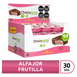 Chocoarroz Alfajor De Arroz De Frutilla Sin Tacc 30 Unidades