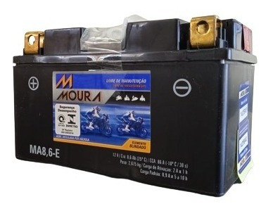 Bateria Moto Moura Ytz10s Yuasa Ma8,6-e Cb1000r, Cb 1000 R