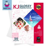 Papel Fotográfico Glossy Adhesivo Carta Brillante 135g 50hjs
