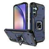 Capa Armadura Suporte Para Samsung Galxy A54+ Pelicula 3d