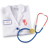 Learning Resources Juguete Bata Médico Set Doctor Niños 3 Pz