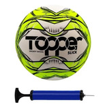 Bola Society Topper Slick + Bomba De Ar - Amarela