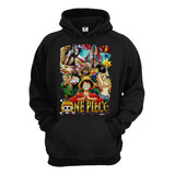 Sudadera One Piece, Con  Capucha Y Cangurera  Unisex 02