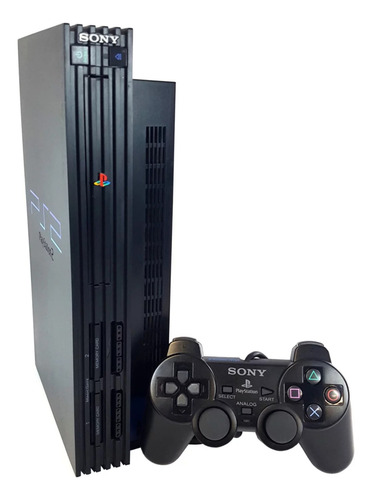 Sony Playstation 2 Midnight Black Bt Mod
