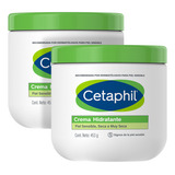 Set Cetaphil Crema Hidratante Para Piel Sensible Seca 453 X2