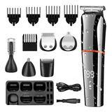 6 En 1 Rasuradora Eléctrica Afeitadora Kit De Barba Hombre