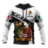 Fk Sudadera Con Capucha Gallo Con Nombre Personalizado A23