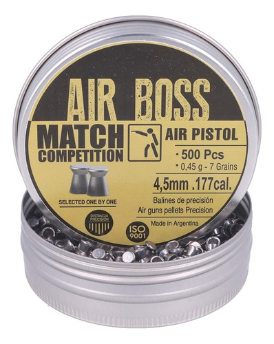 Diabolos Apolo Air Boss Match Air Pistol 4.5mm X500 7gr