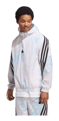 Sudadera adidas Casual Future Icons Allover Print Hombre Bla