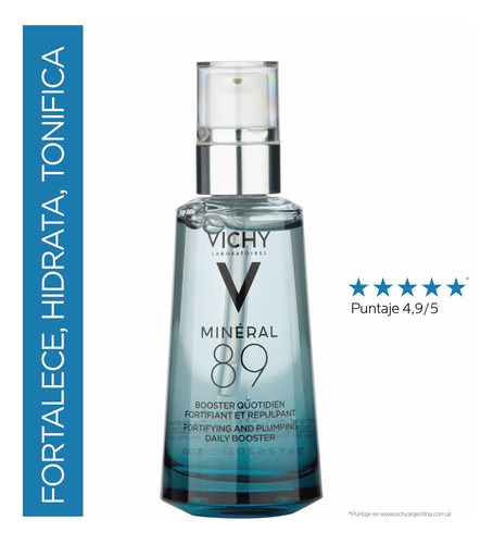 Vichy Mineral 89 Activador Fortificante Acido Hialuronico 50