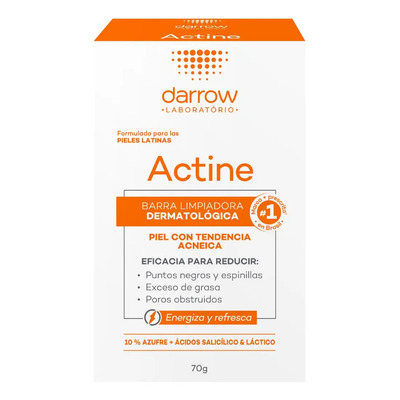 Barra limpiadora dermatológica Darrow Actine de 70g | Envío gratis
