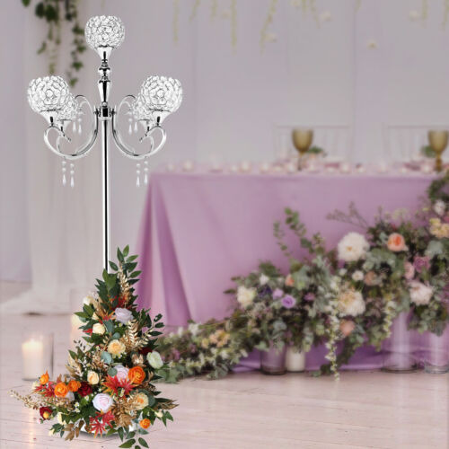 Silver 5 Arm Floor Candelabra 49 Inches Tall Wedding Cen Ttd