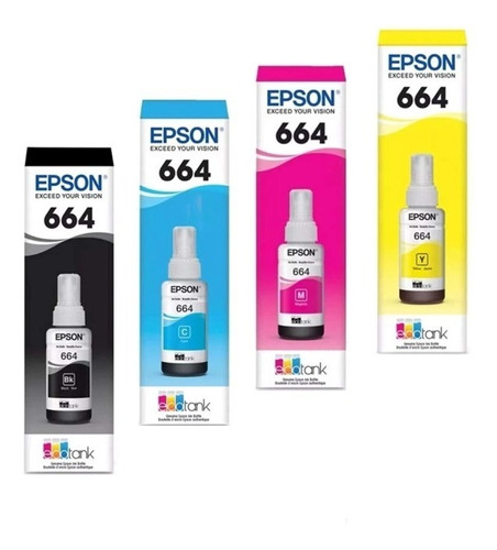 Kit De Tintas Epson T664 Epson T664