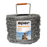 Kit C/4 Arame Farpado Galvanizado Rolo Com 100 Metros Oper