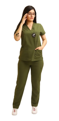 Uniforme Medico De Dama Pijama Quirurjica Antifluido Scrub