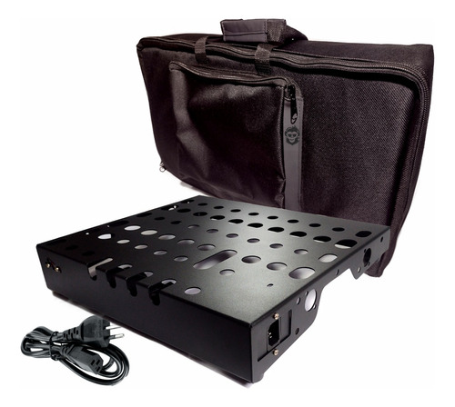Pedalboard 40x30 Profissional+elétrica+bag Semi Case Pulse