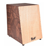 Cajon Carron Acustico Nobre Tok Natural / Marrom Inclinado