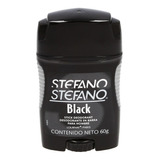 Desodorante Stefano Black En Barra Para Caballero 60 Gr