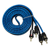 Cable Rca Para Audio 3 Metros Carbon Audio 100% Cobre Ofc