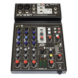 Consola Peavey Pv-6 Bt  Mixer 6 Ch Bluetooth Usb Efectos