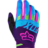 Guantes Fox Dirtpaw Violetas Enduro Moto Cross 