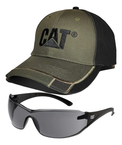 Set De Gorra Caterpillar + Gafas  100% Originales 