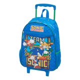 Mochila Rodinha G Sonic Squad 989g01 - Pacific