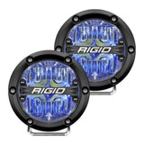 Faros Aux. Redondo Rigid 360 Series 4  Driving/azul