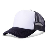 Jockey Gorra Negras Sublimables Pack X10 Unidades