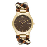 Relógio Technos Feminino 2115tut/1m Bracelete Dourado