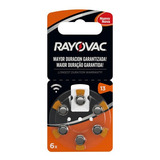 Bateria Auditiva Rayovac #13 X 6und