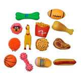 Kit 10 Mordedores Brinquedo Diversos P/ Cachorros Pequenos