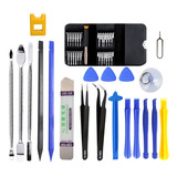 Kit De Herramientas P/reparar Pantalla Lcd D/celular 45 En 1