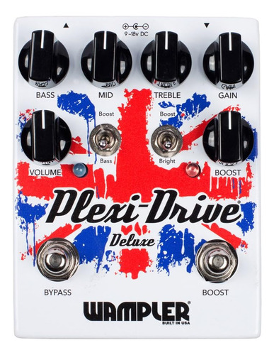 Guita De Distorsión Y Sobremarcha Wampler Plexi-drive Deluxe