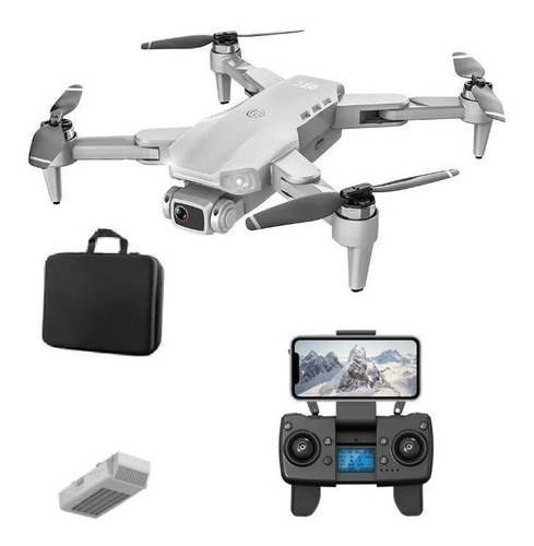 Drone L900 Pro Com Bolso Com Dual Câmera  Cinza  1 Bateria