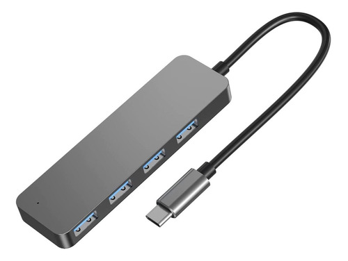 Hub Usb-c A 4 Puertos Usb 3.0 Meanhigh Para Mac Pc Y Mas