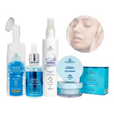 Kit Skincare Cuidado Facial Limpeza Pele Hidratação 4 Etapas