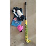 Palo Hockey Donney + Canilleras + Guantes + Bocha 