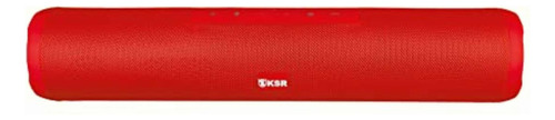 Kaiser Bocina Ksr-link Recargable Con Bluetooth Color Rojo,